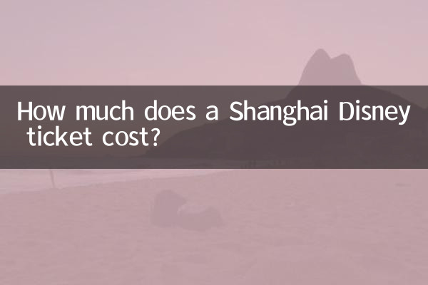 How much does a Shanghai Disney ticket cost?