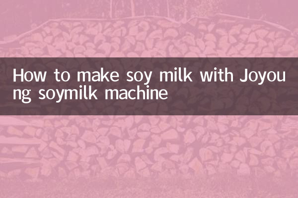 Как приготовить соевое молоко с помощью аппарата для производства соевого молока Joyoung