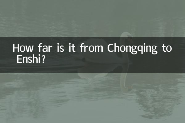 Wie weit ist es von Chongqing nach Enshi?