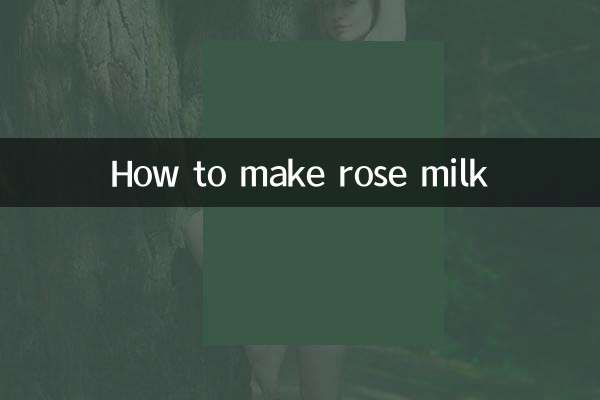 কিভাবে গোলাপ দুধ তৈরি করবেন
