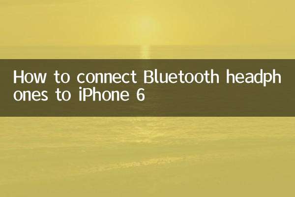 How to connect Bluetooth headphones to iPhone 6