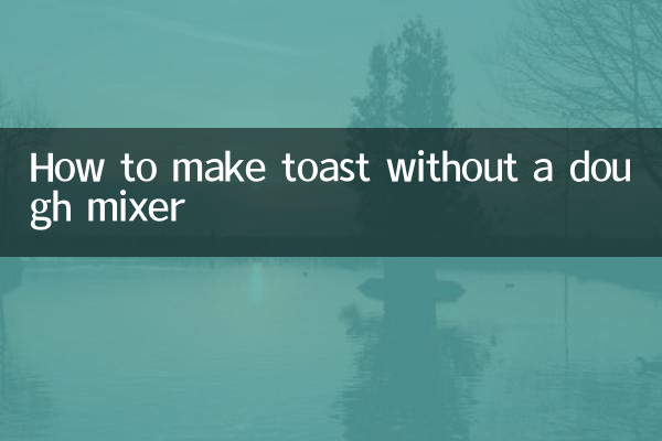 Wie man Toast ohne Teigmixer macht