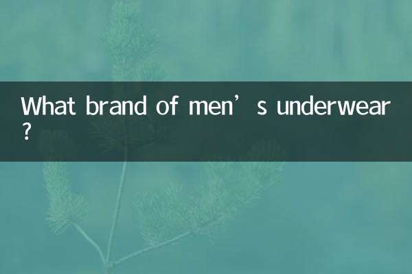 男士內褲什麼牌子