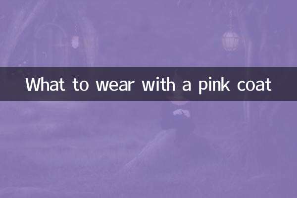 Que porter avec un manteau rose