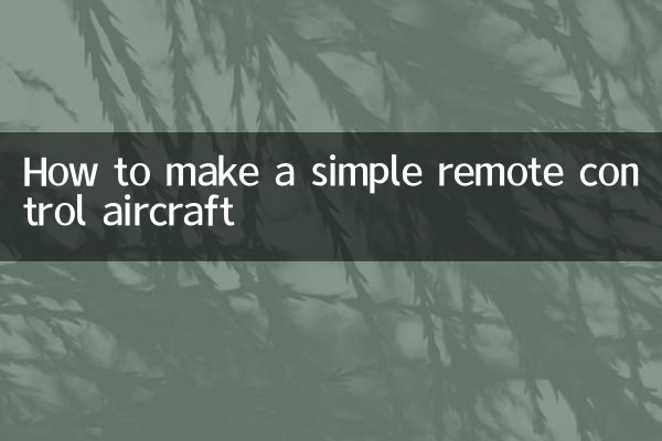 Comment créer un avion à télécommande simple