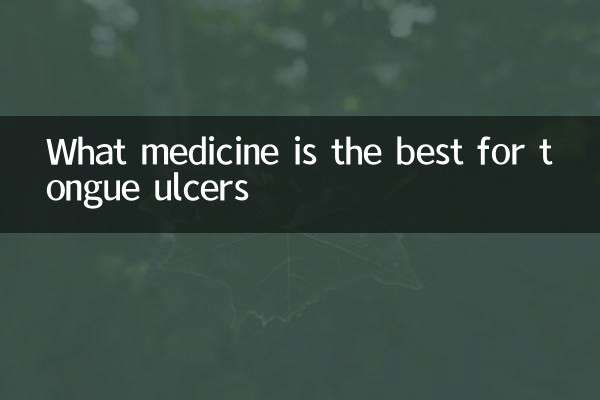 Quel médicament est le meilleur pour les ulcères de la langue