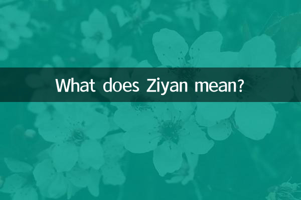 Que veut dire Ziyan ?