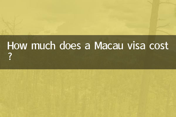 Combien coûte un visa pour Macao ?