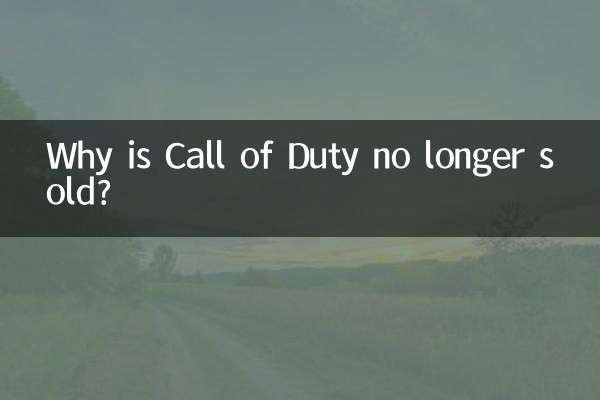 Pourquoi Call of Duty n'est-il plus vendu ?