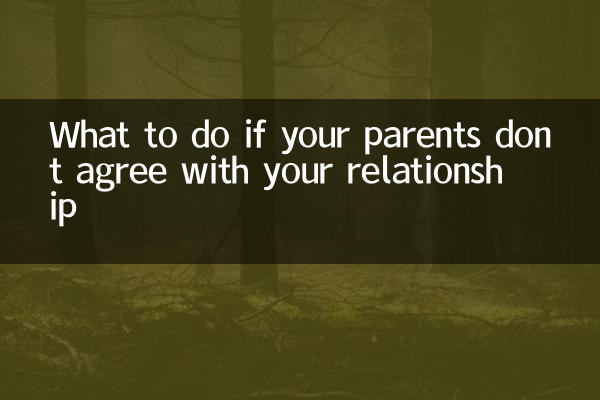 Que faire si vos parents ne sont pas d'accord avec votre relation