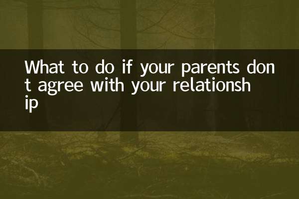 Que faire si vos parents ne sont pas d'accord avec votre relation