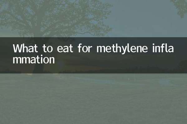 What to eat for methylene inflammation