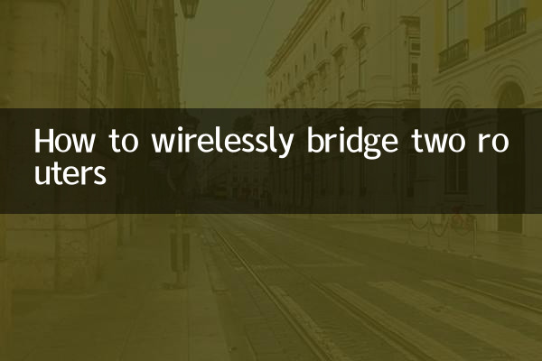 How to wirelessly bridge two routers