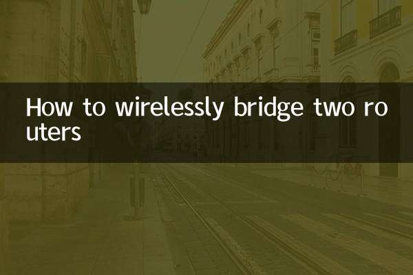 How to wirelessly bridge two routers
