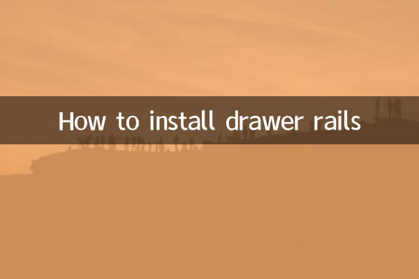 Como instalar trilhos de gaveta