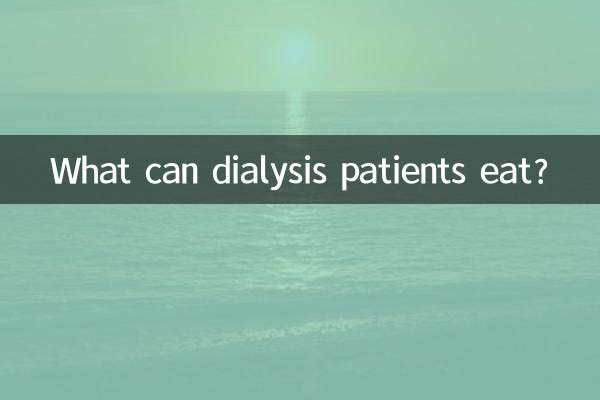 O que os pacientes em diálise podem comer?