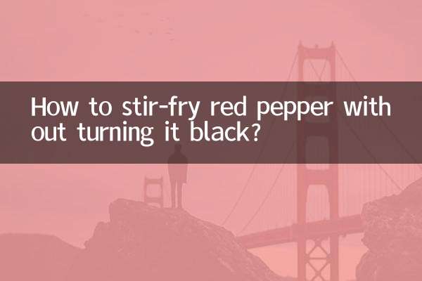 Como refogar o pimentão vermelho sem escurecê-lo?