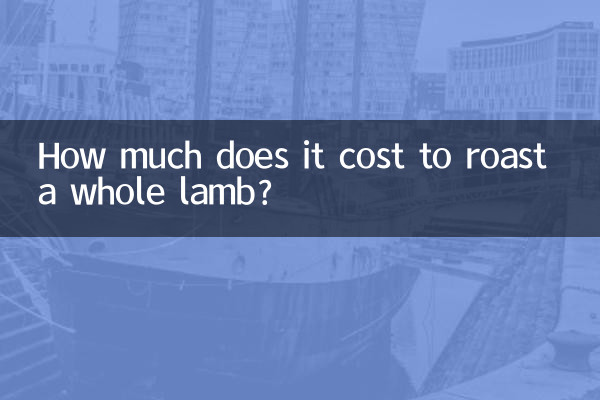 How much does it cost to roast a whole lamb?