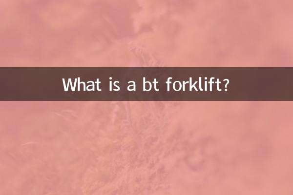 Cos'è un carrello elevatore bt?