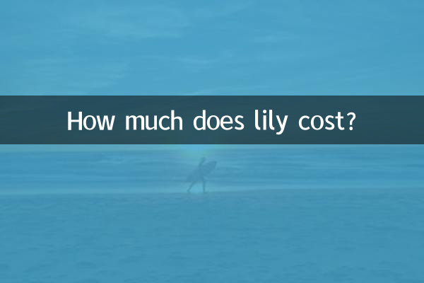 Quanto costa il giglio?