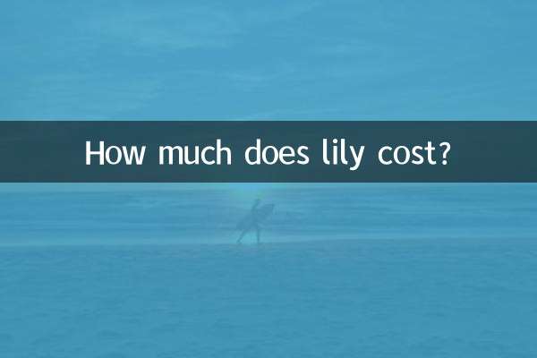 Quanto costa il giglio?