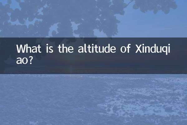 Wie hoch liegt Xinduqiao?