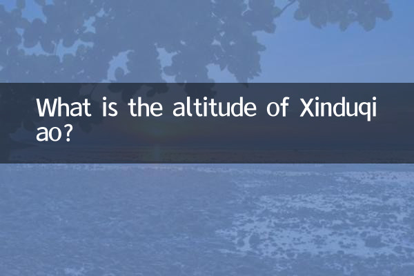 Wie hoch liegt Xinduqiao?