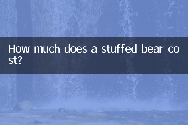 How much does a stuffed bear cost?