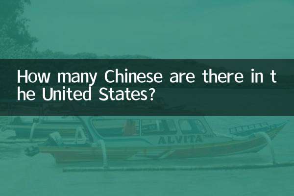 Wie viele Chinesen gibt es in den Vereinigten Staaten?