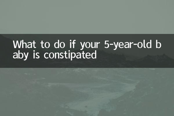 O que fazer se seu bebê de 5 anos estiver constipado