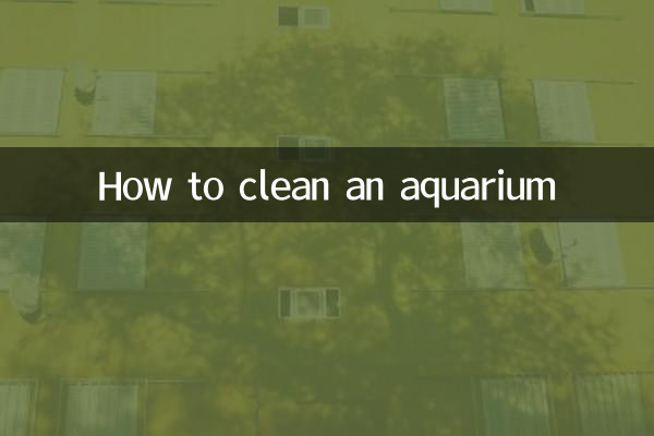 Come pulire un acquario