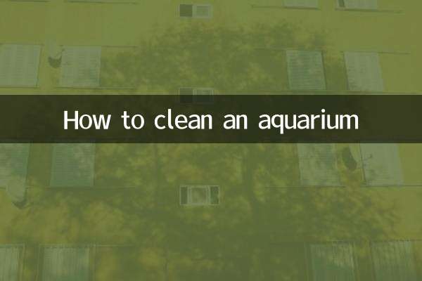 Come pulire un acquario