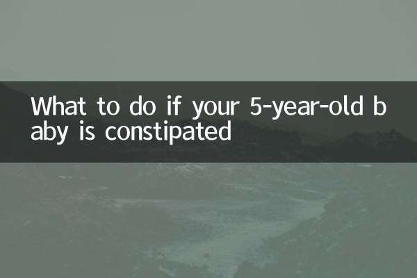 O que fazer se seu bebê de 5 anos estiver constipado