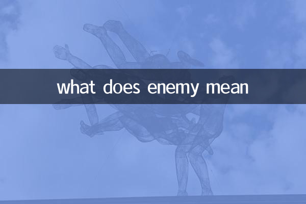दुश्मन का मतलब क्या है