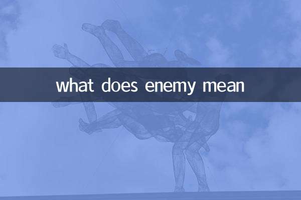 दुश्मन का मतलब क्या है