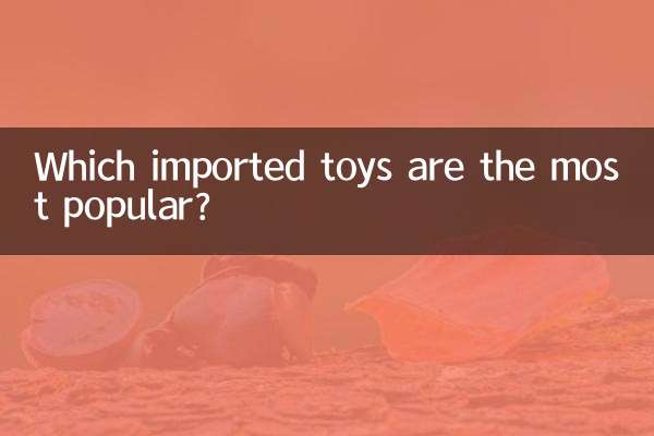 Какие импортные игрушки наиболее популярны?