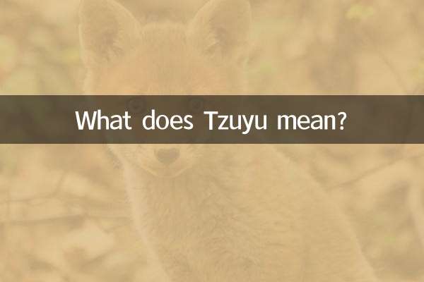 What does Tzuyu mean?