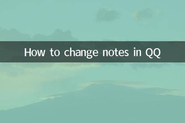 Como alterar notas no QQ