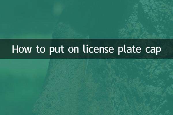 Como colocar a tampa da matrícula