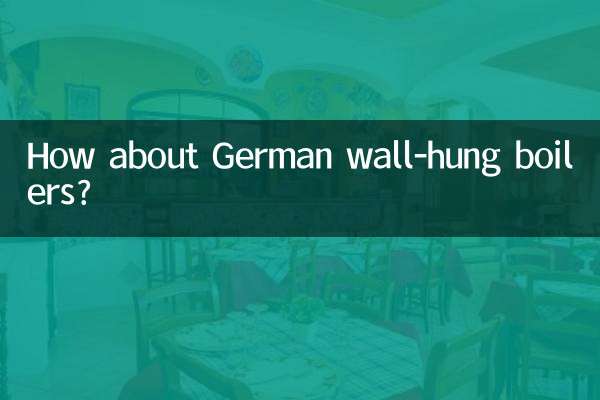 ¿Qué tal las calderas murales alemanas?