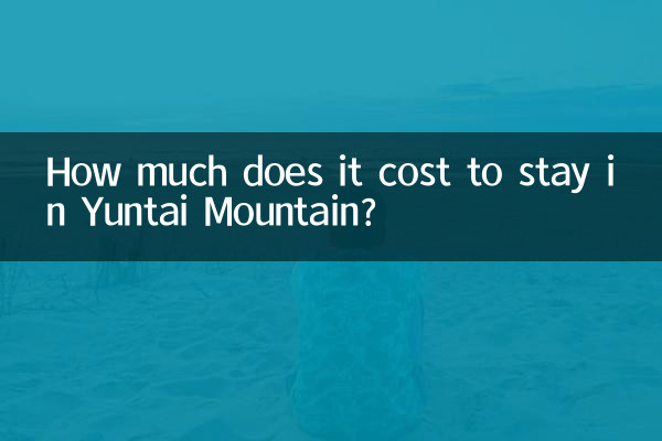 Сколько стоит проживание в городе Юньтай-Маунтин?