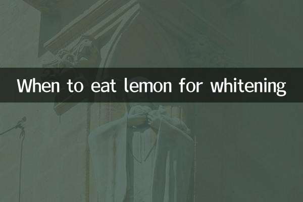 Cuando comer limón para blanquear