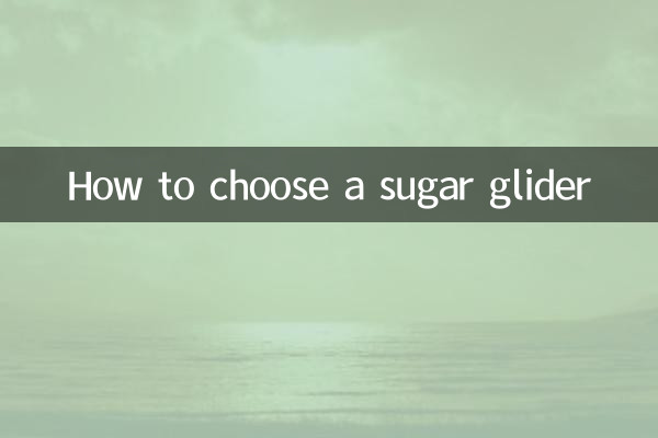 Come scegliere un petauro dello zucchero