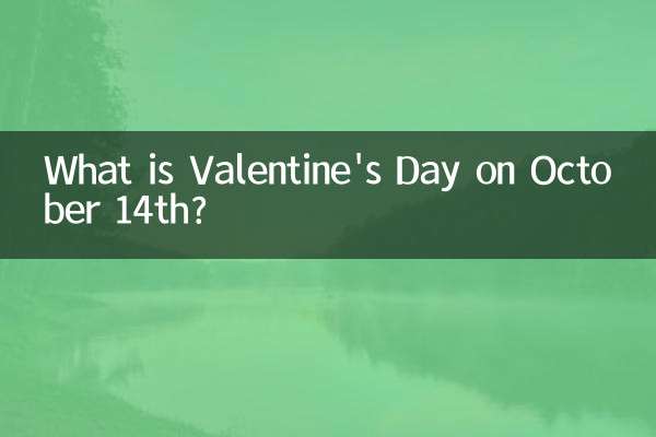 14 अक्टूबर को वैलेंटाइन डे क्या है?
