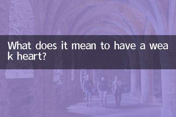 Was bedeutet es, ein schwaches Herz zu haben?