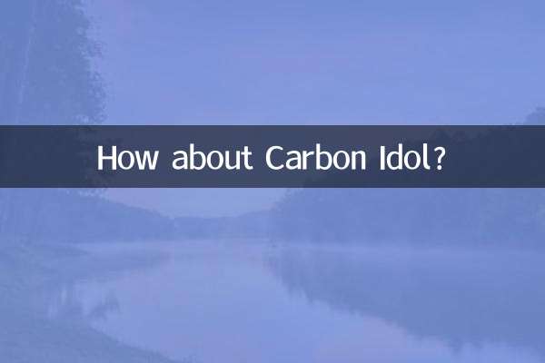 ¿Qué tal Carbon Idol?