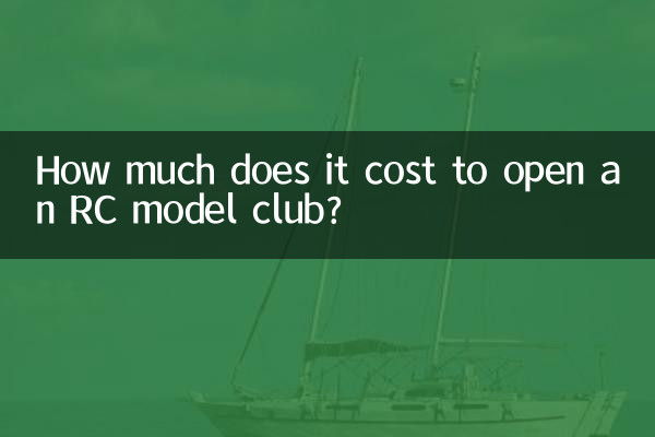 Combien coûte l'ouverture d'un club de modélisme RC ?