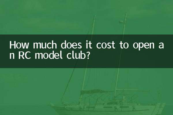 Combien coûte l'ouverture d'un club de modélisme RC ?