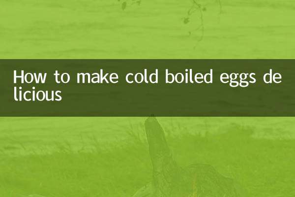 Cómo hacer deliciosos los huevos duros fríos