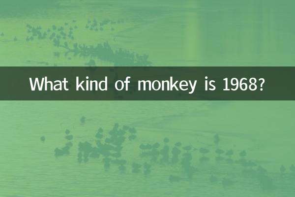 1968년은 어떤 원숭이인가?